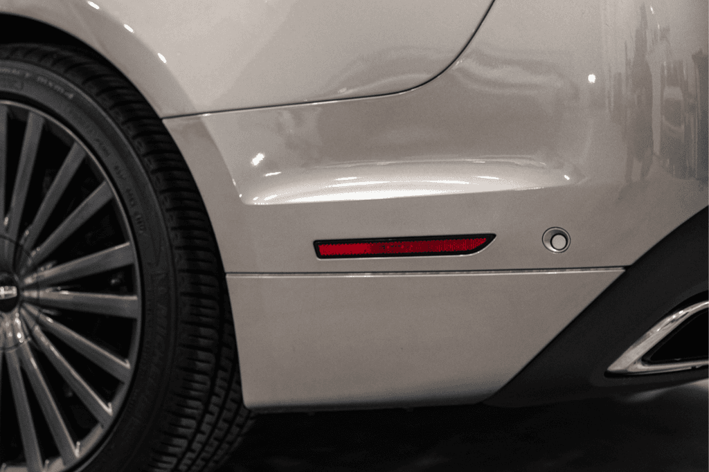 Rear wheel impact area